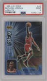 Michael Jordan from the 1998-99 Upper Deck Ionix set graded by PSA and given an overall grade of 9.