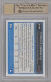 Freddie Freeman from the 2009 Bowman Chrome set featuring a X-Fractor parallel graded by Beckett and given an overall grade of 9.5.