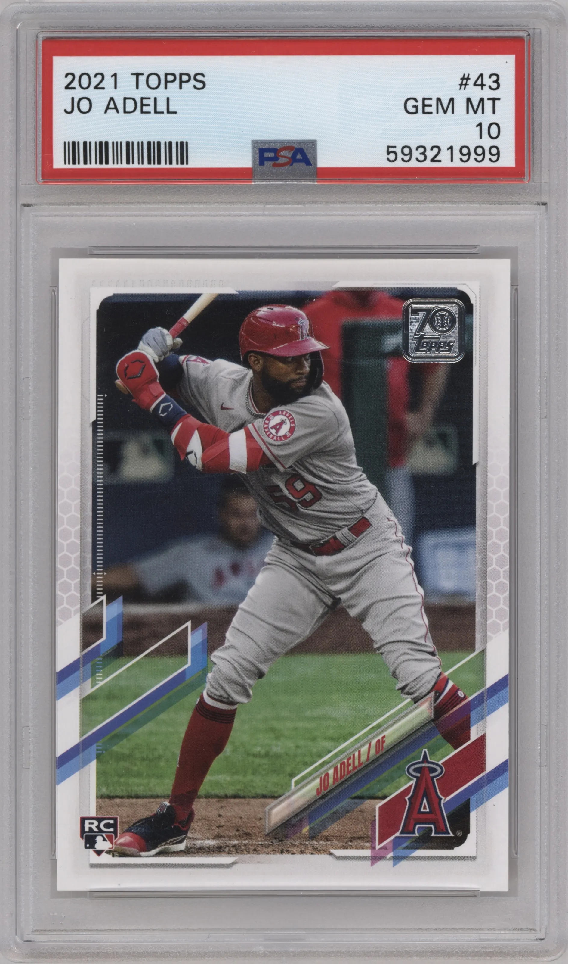 2021 Topps Series 1 Jo Adell PSA 10