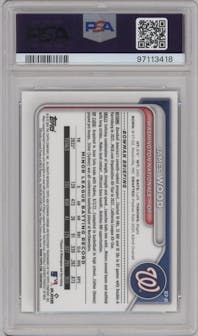 James Wood from the 2024 Bowman set graded by PSA and given an overall grade of 10.