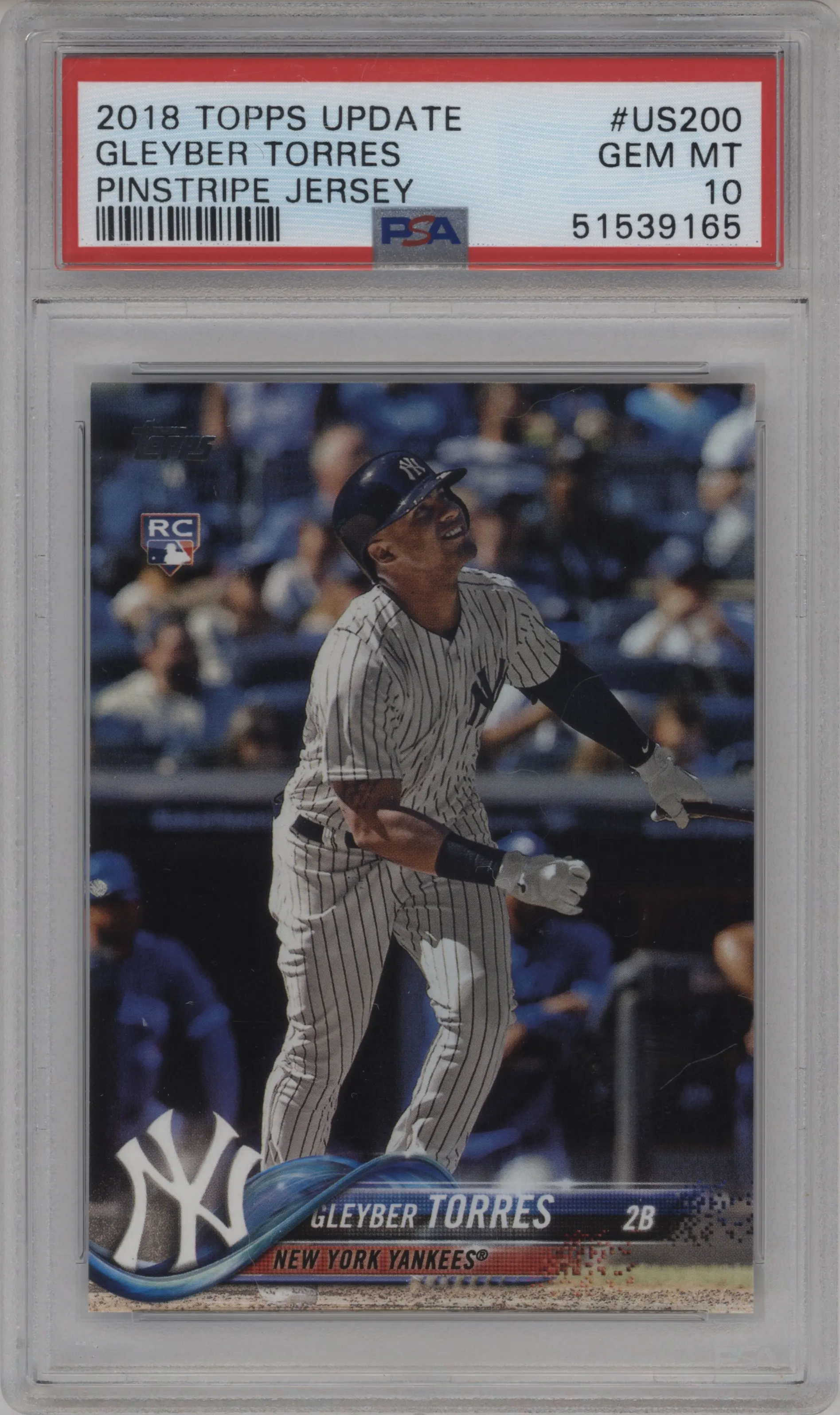 2018 Topps Update Gleyber Torres PSA 10