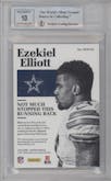 Ezekiel Elliott from the 2016 Panini Encased set graded by Beckett and given an overall grade of 9.