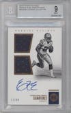 Ezekiel Elliott from the 2016 Panini Encased set graded by Beckett and given an overall grade of 9.