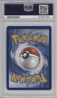 Skyla from the 2021 Pokemon SWSH set graded by PSA and given an overall grade of 10.