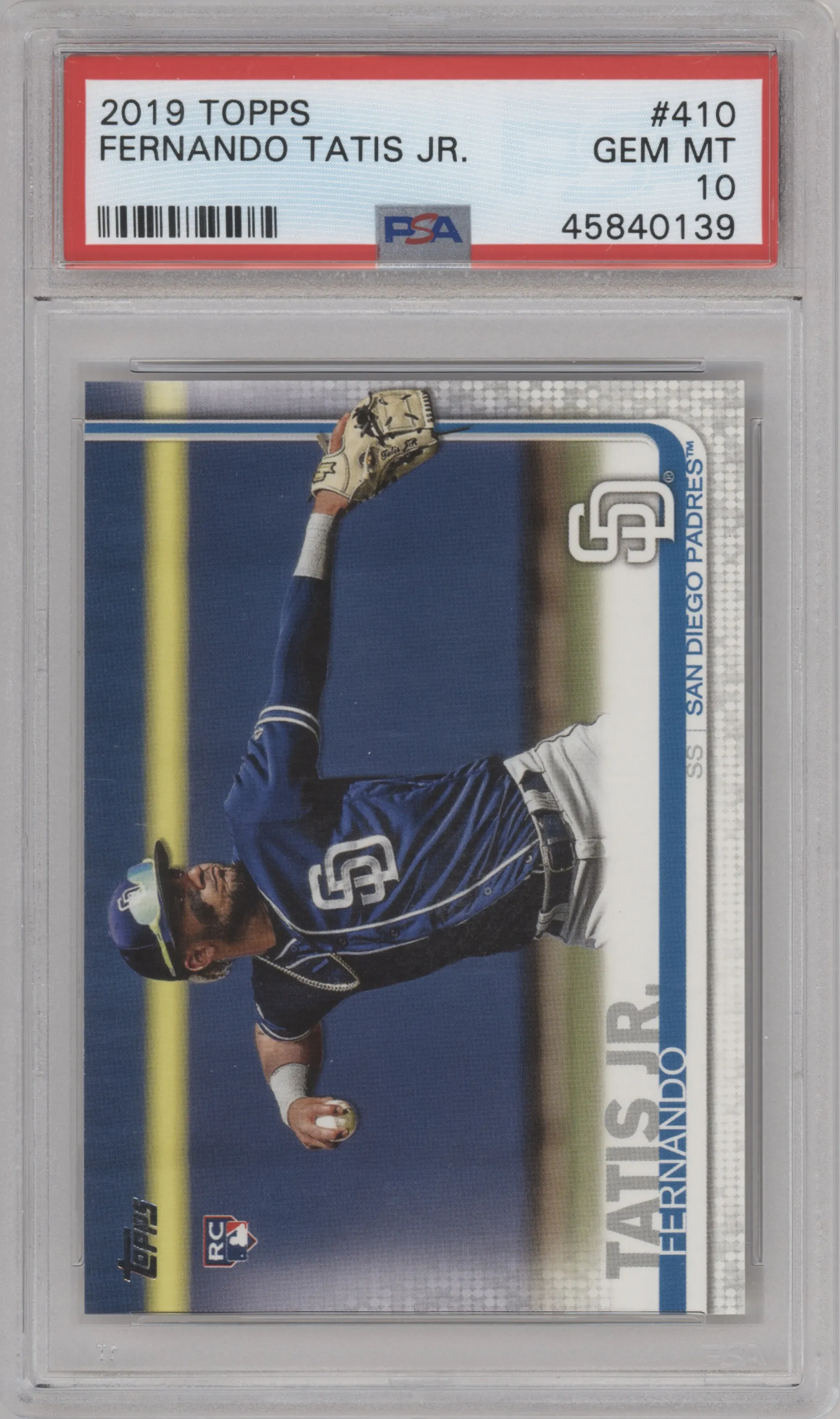 2019 Topps Series 2 Fernando Tatis Jr. PSA 10