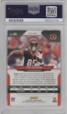 Tee Higgins from the 2020 Panini Prizm set graded by PSA and given an overall grade of 9.