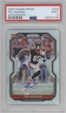 Tee Higgins from the 2020 Panini Prizm set graded by PSA and given an overall grade of 9.