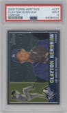 Clayton Kershaw  from the 2009 Topps Heritage  set graded by PSA and given an overall grade of 9.