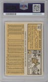 Mickey Mantle from the 1963 Topps set graded by PSA and given an overall grade of 5.