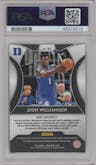 Zion Williamson from the 2019-20 Panini Prizm Draft Picks set graded by PSA and given an overall grade of 10.