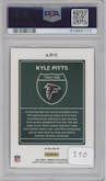 Kyle Pitts from the 2021 Panini Donruss Optic set graded by PSA and given an overall grade of 9.