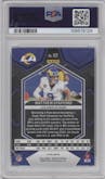 Matthew Stafford from the 2024 Panini Mosaic set featuring a Genesis parallel graded by PSA and given an overall grade of 10.