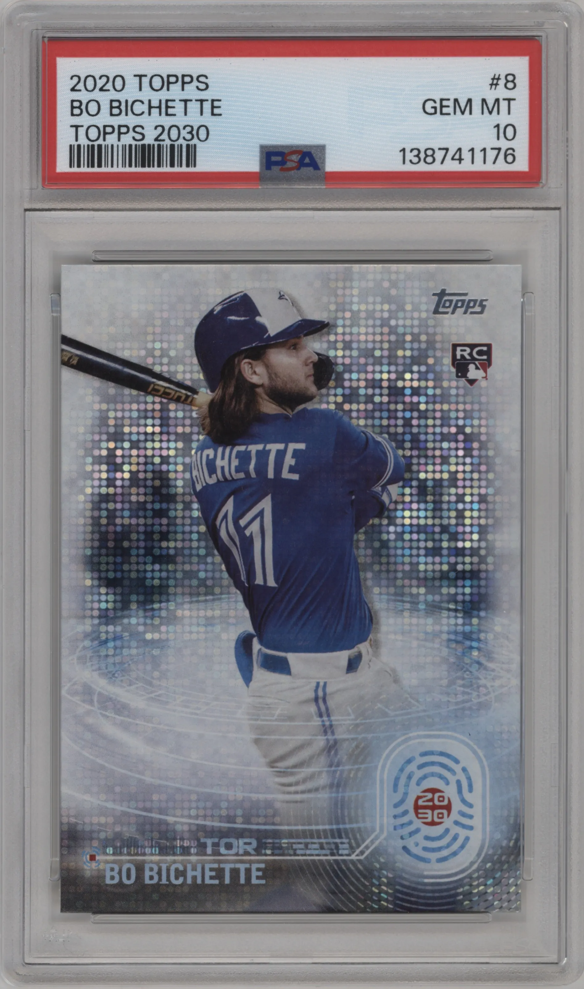 2020 Topps Series 2 Topps 2030 Bo Bichette PSA 10