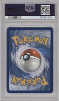 Morpeko VMAX from the 2021 Pokemon SWSH set graded by PSA and given an overall grade of 9.