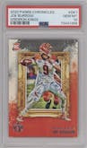 Joe Burrow from the 2020 Panini Chronicles set graded by PSA and given an overall grade of 10.