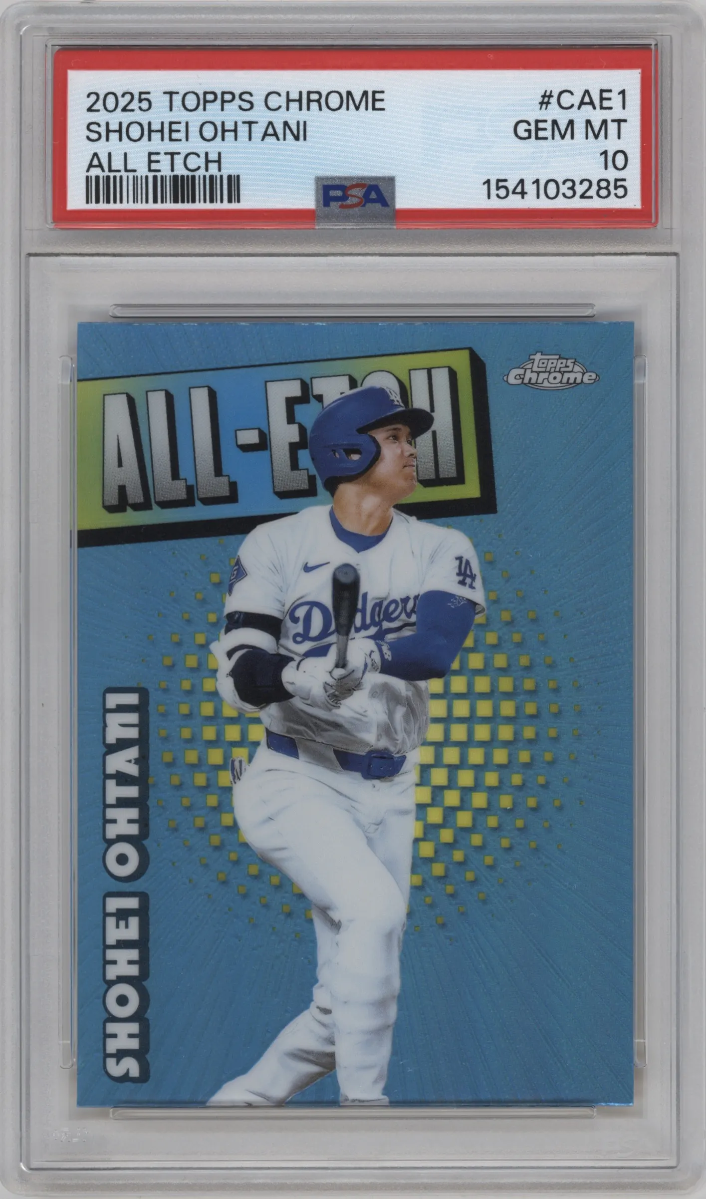 2025 Topps Chrome All-Etch Shohei Ohtani #CAE-1 PSA 10