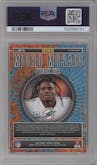 Tyreek Hill from the 2023 Panini Mosaic set graded by PSA and given an overall grade of 10.