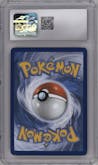 Blastoise from the 2021 Pokemon SWSH set featuring a Base Set parallel graded by CSG and given an overall grade of 10.