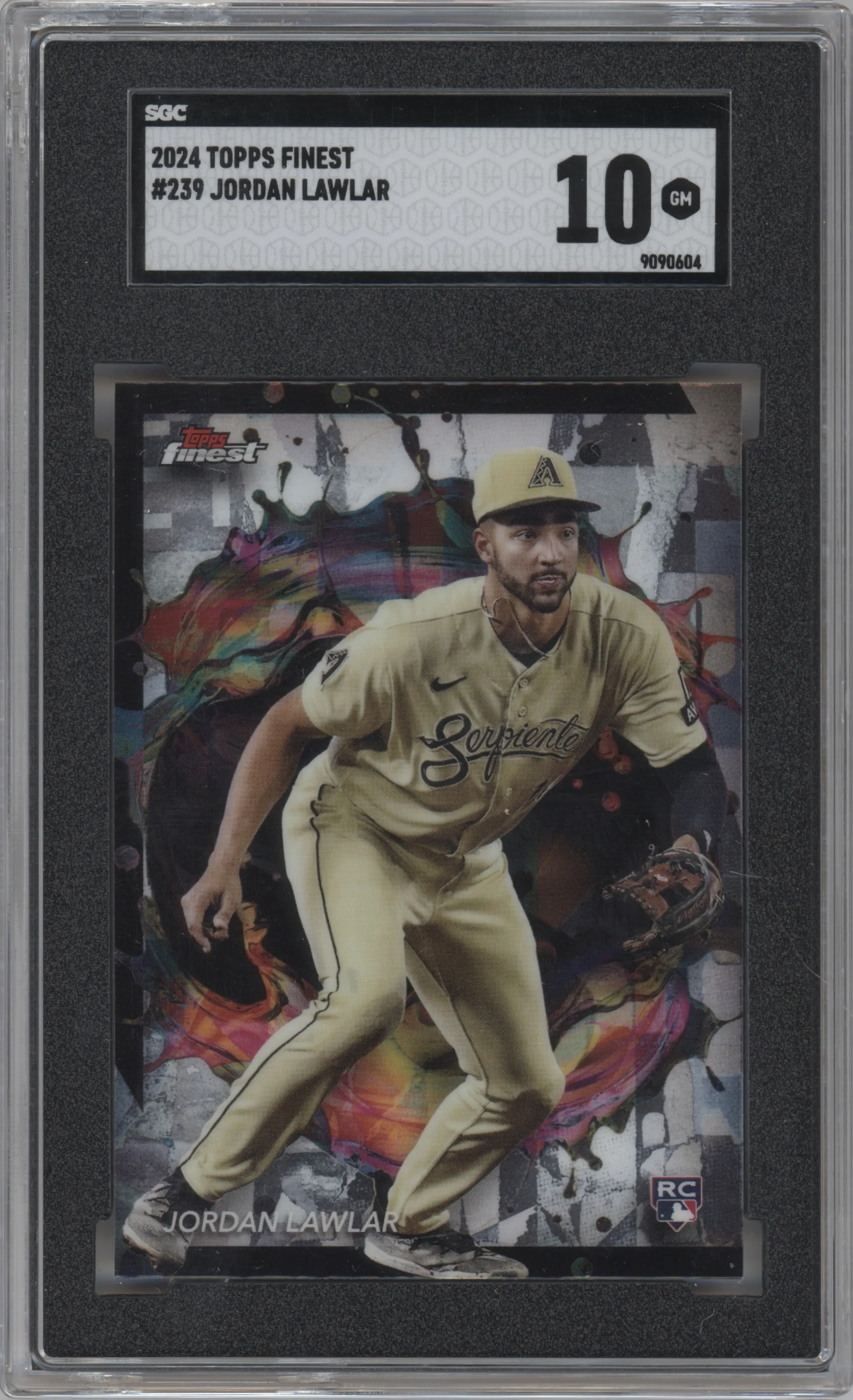 2024 Topps Finest Jordan Lawlar SGC 10
