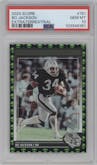 Bo Jackson from the 2024 Panini Score set featuring a Extraterrestrial parallel graded by PSA and given an overall grade of 10.