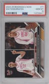 JuJu Watkins / Kiki Iriafen from the 2024-25 Bowman U Now set graded by PSA and given an overall grade of 10.