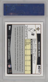 Reggie Bush from the 2006 Topps Team Sets set graded by PSA and given an overall grade of 10.