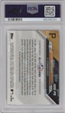 Paul Skenes from the 2024 Topps Now MLB All-Star Game set graded by PSA and given an overall grade of 10.