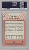 Shohei Ohtani from the 2018 Topps Heritage High Number set graded by PSA and given an overall grade of 9.