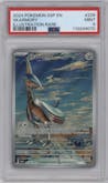 Skarmory from the 2024 Pokemon SV set graded by PSA and given an overall grade of 9.