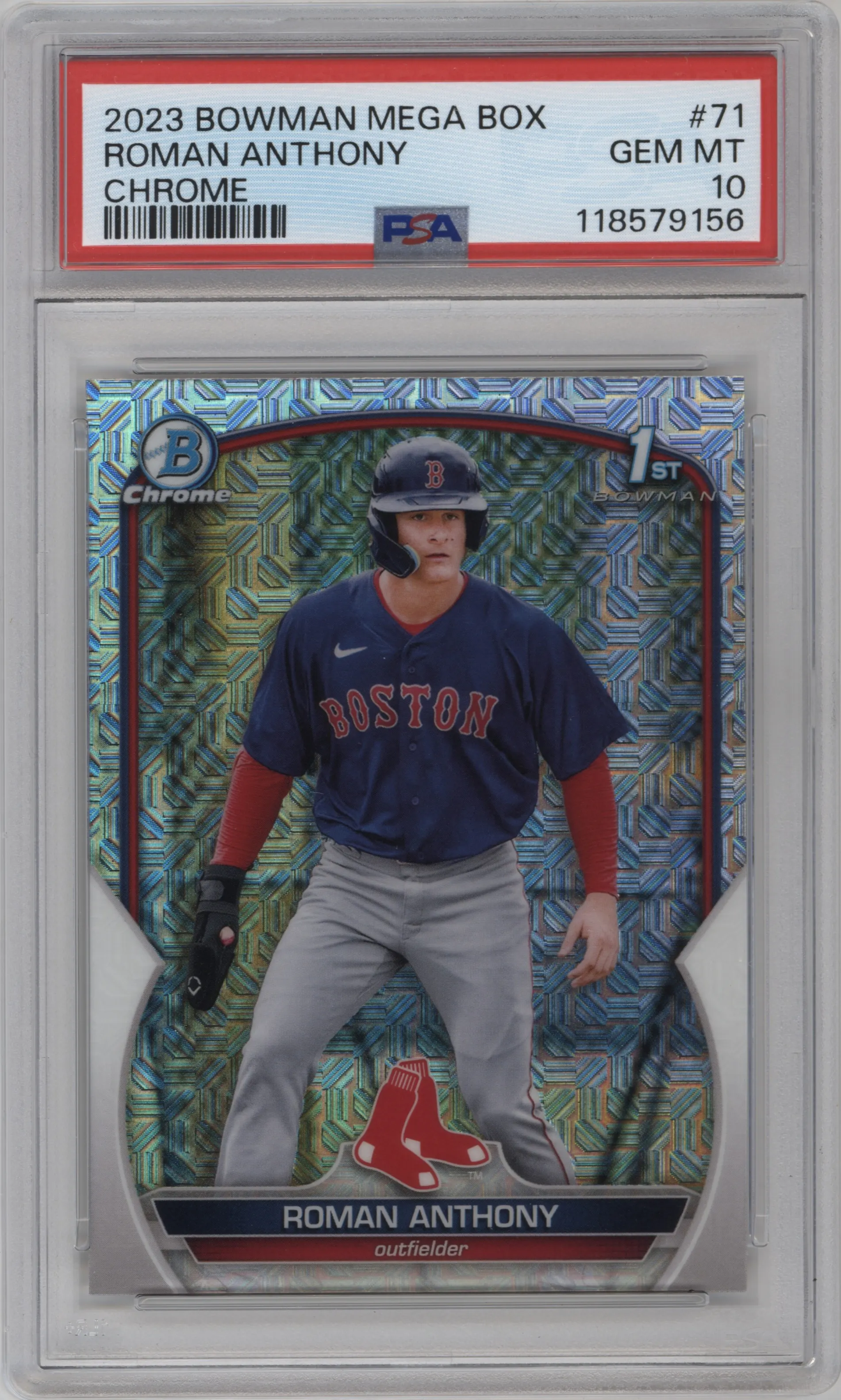 2023 Bowman Mega Box Chr.Pros. Roman Anthony PSA 10