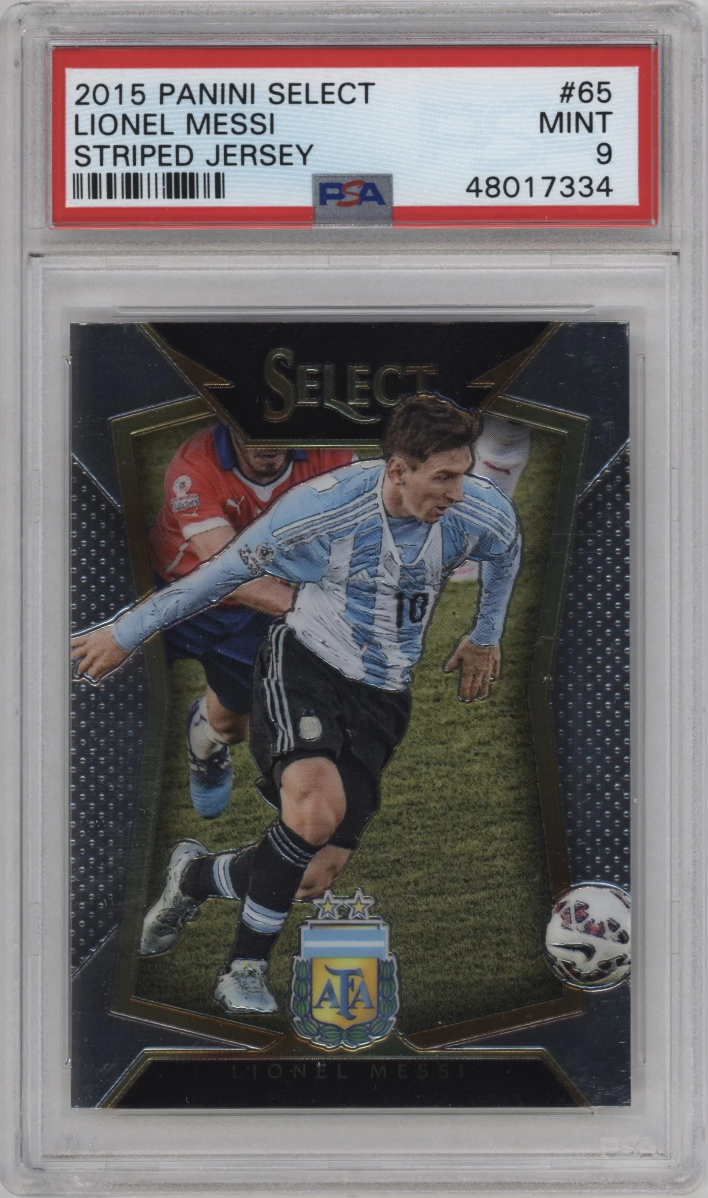 2015 Panini Select Lionel Messi PSA 9