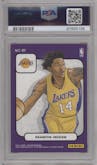 Brandon Ingram from the 2016-17 Panini Excalibur set graded by PSA and given an overall grade of 8.