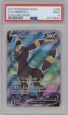 Umbreon V from the 2021 Pokemon SWSH set graded by PSA and given an overall grade of 9.