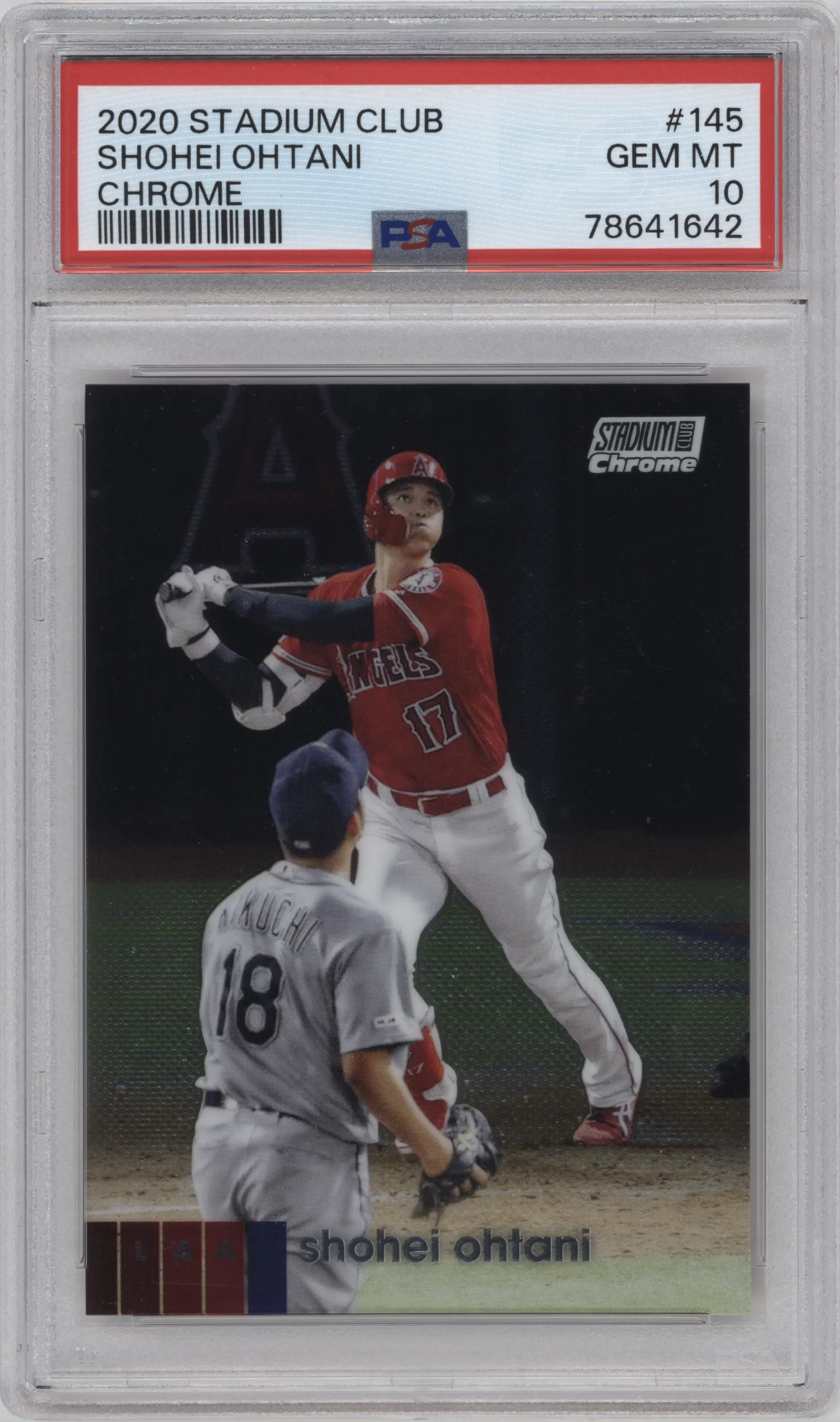 2020 Topps Stadium Club Chrome Shohei Ohtani #145 PSA 10