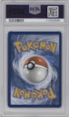 Gholdengo ex from the 2023 Pokemon SV set graded by PSA and given an overall grade of 8.