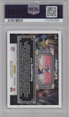 J.J. McCarthy from the 2024 Panini Prizm set graded by PSA and given an overall grade of 10.