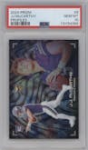 J.J. McCarthy from the 2024 Panini Prizm set graded by PSA and given an overall grade of 10.