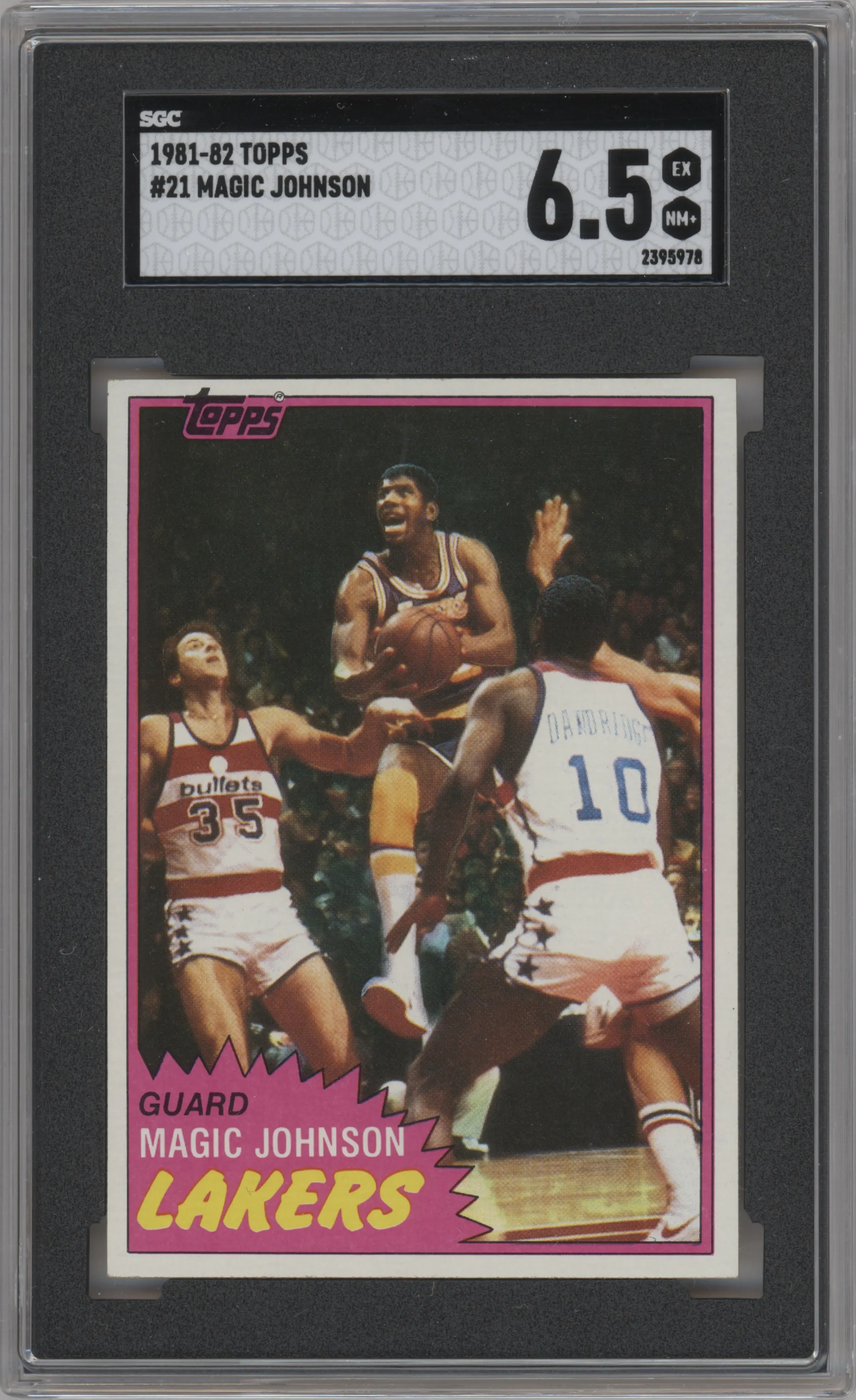 1981 Topps Magic Johnson #21 SGC 6.5