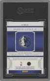 Dereck Lively II from the 2023-24 Panini National Treasures set graded by SGC and given an overall grade of 8.