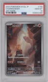 Charmander from the 2023 Pokemon SV JPN set graded by PSA and given an overall grade of 10.