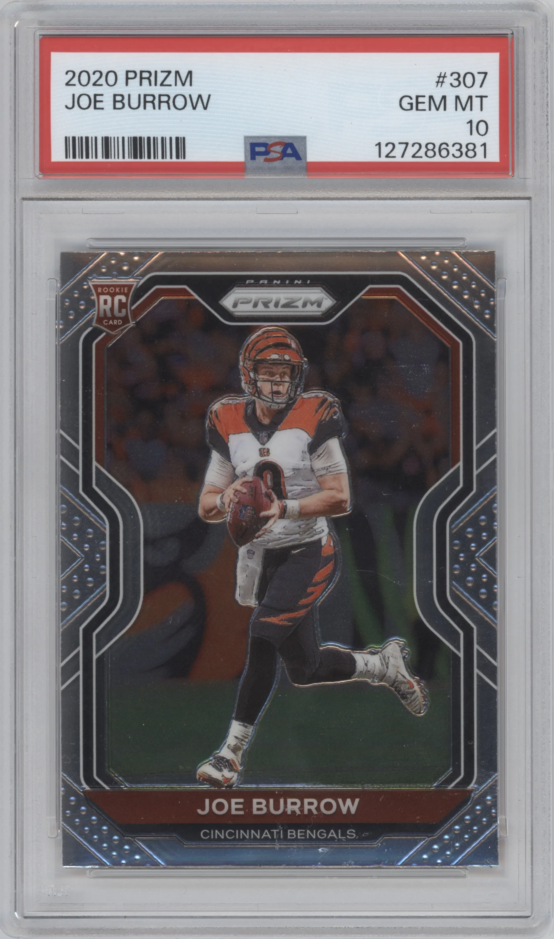 2020 Panini Prizm Joe Burrow PSA 10