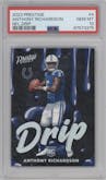 Anthony Richardson from the 2023 Panini Prestige set graded by PSA and given an overall grade of 10.