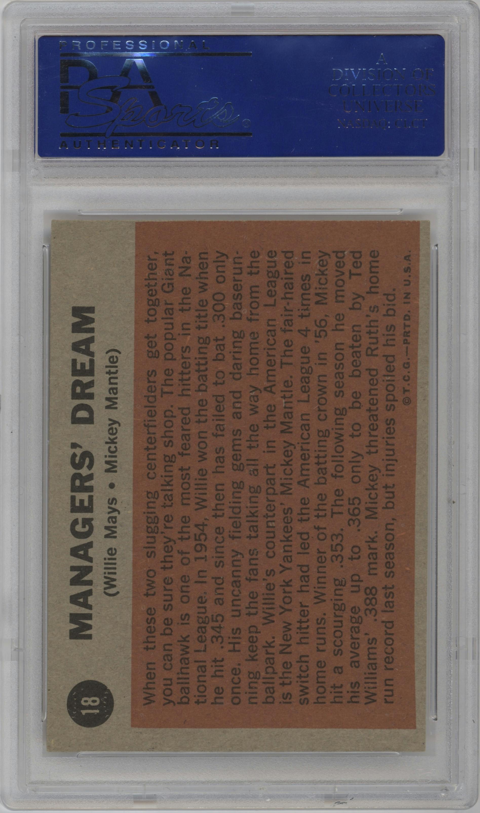 Mickey Mantle/Willie Mays