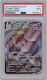 Mew VMAX from the 2021 Pokemon SWSH set graded by PSA and given an overall grade of 9.