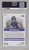 Kyle Hamilton from the 2024 Panini Prestige  set featuring a Platinum Xtra Points parallel graded by PSA and given an overall grade of 10.