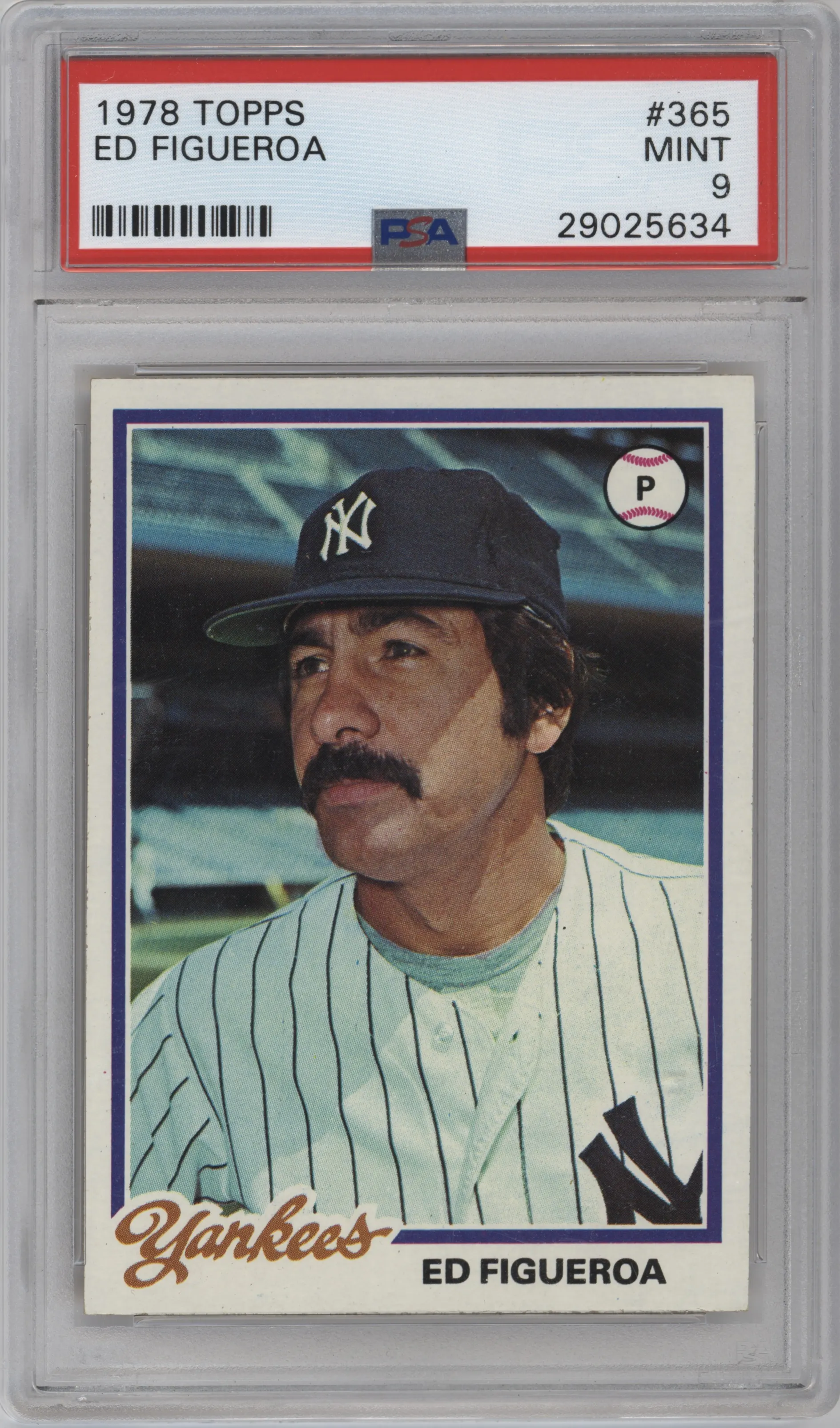 1978 Topps Ed Figueroa PSA 9