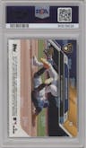 Jackson Chourio from the 2024 Topps Now set graded by PSA and given an overall grade of 10.