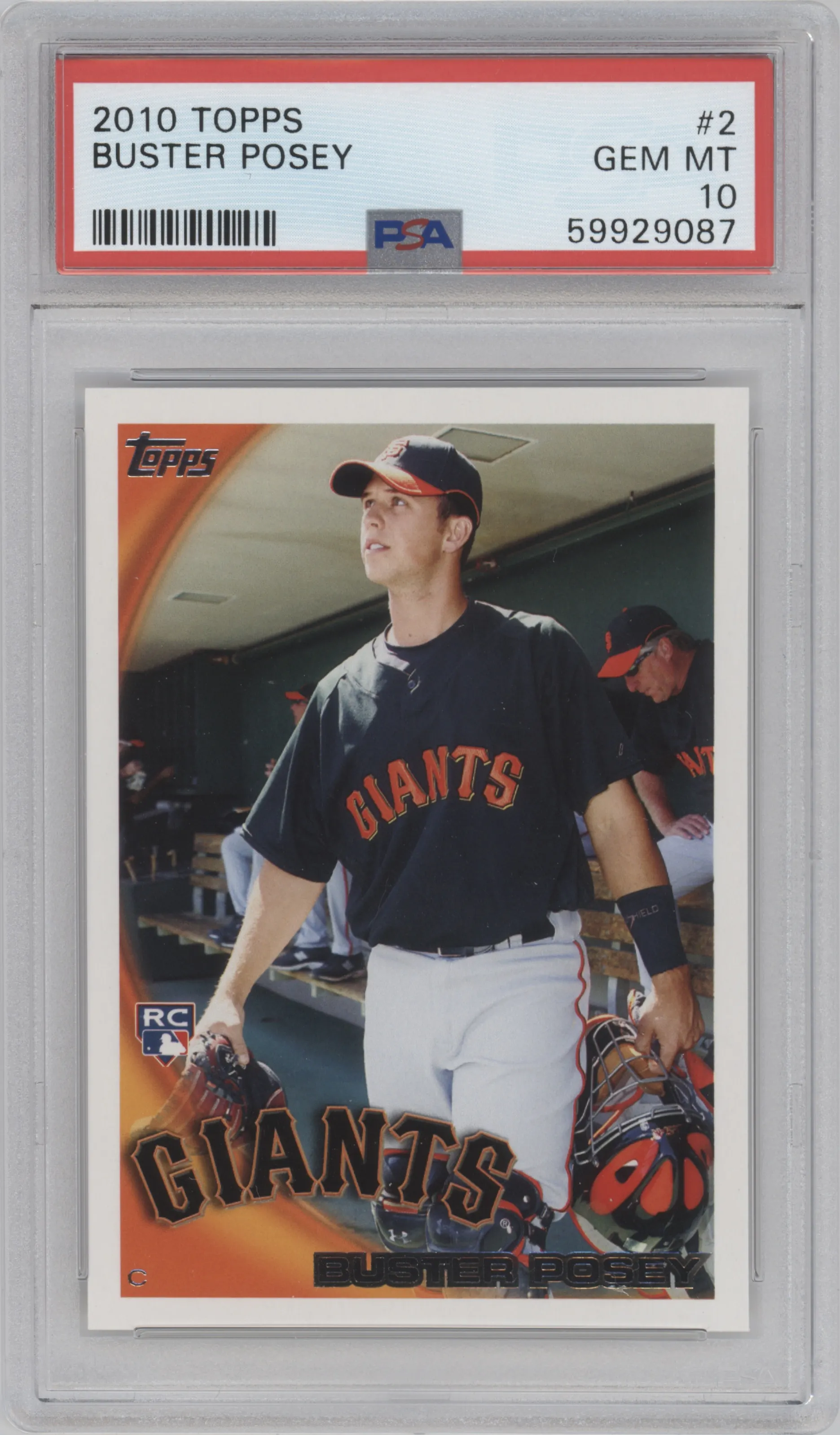 2010 Topps Buster Posey #2 PSA 10