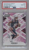 Joe Milton III from the 2024 Panini Black Friday set featuring a Silver parallel graded by PSA and given an overall grade of 10.