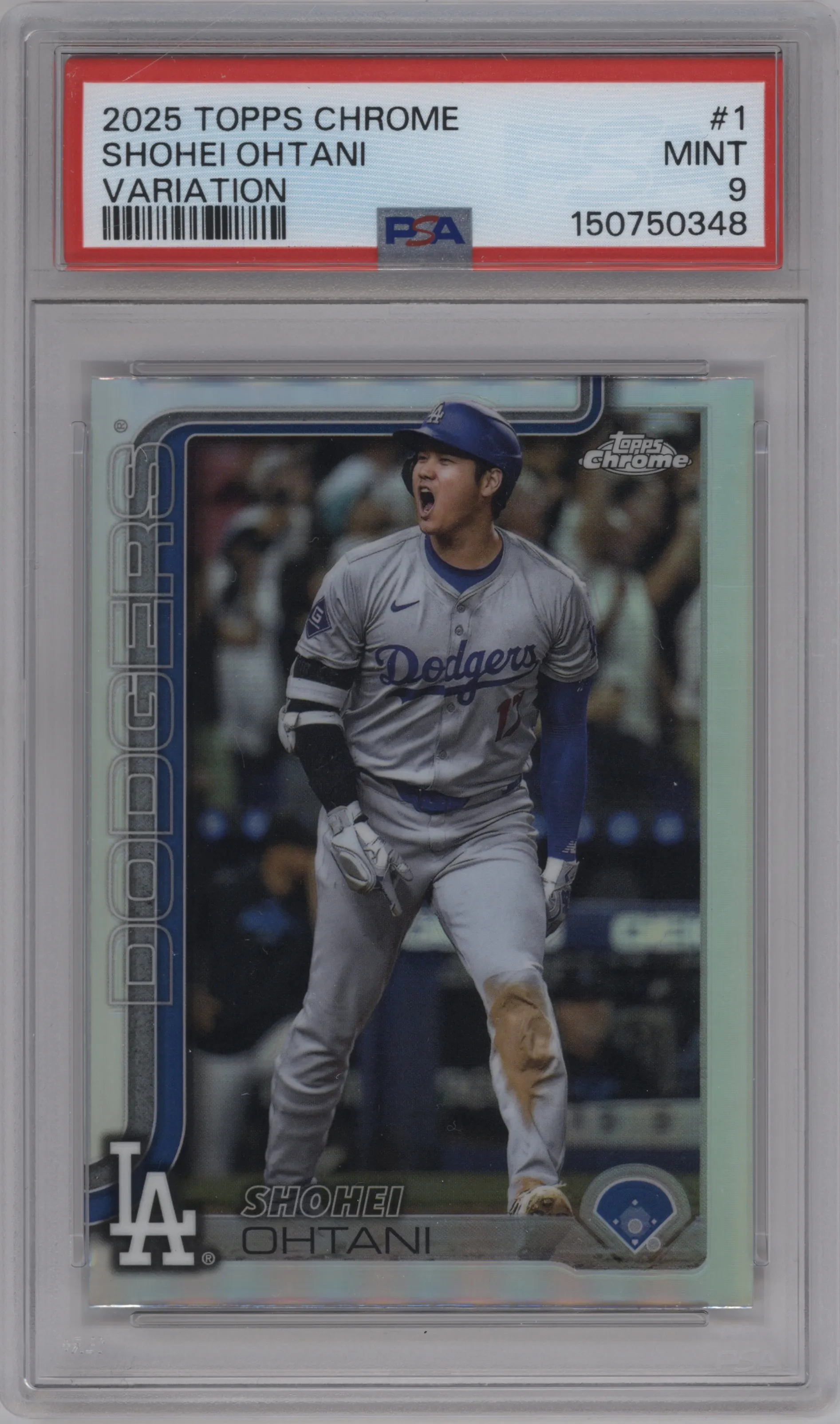 2025 Topps Chrome Image Var. Shohei Ohtani #1 PSA 9